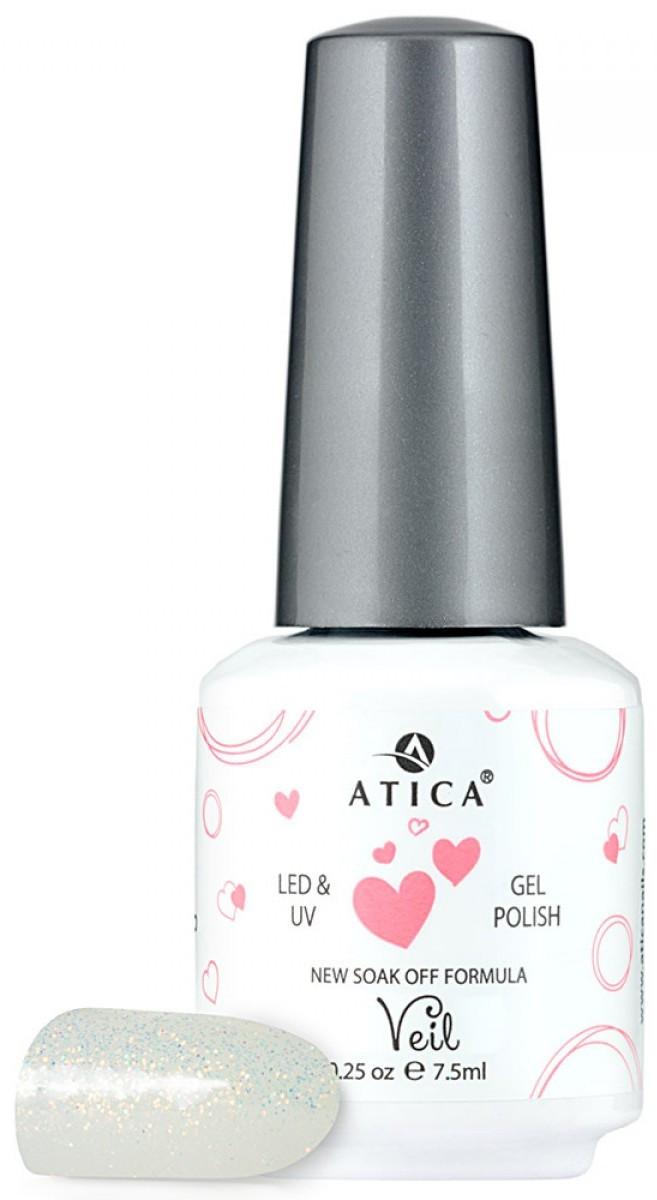 Гель-лак Atica WС01 Veil 7,5 мл