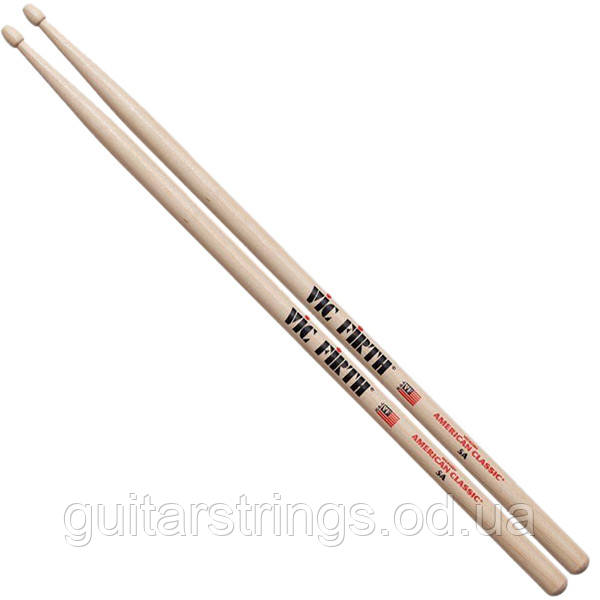 Барабанні палички Vic Firth 5A American Classic Wood Hickory, фото 1