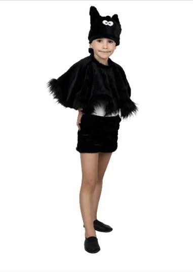 Карнавальный костюм ЛЕТУЧАЯ МЫШЬ (мышка) для детей 3-6 лет на рост 98-116 см - фото 3 - id-p614441436