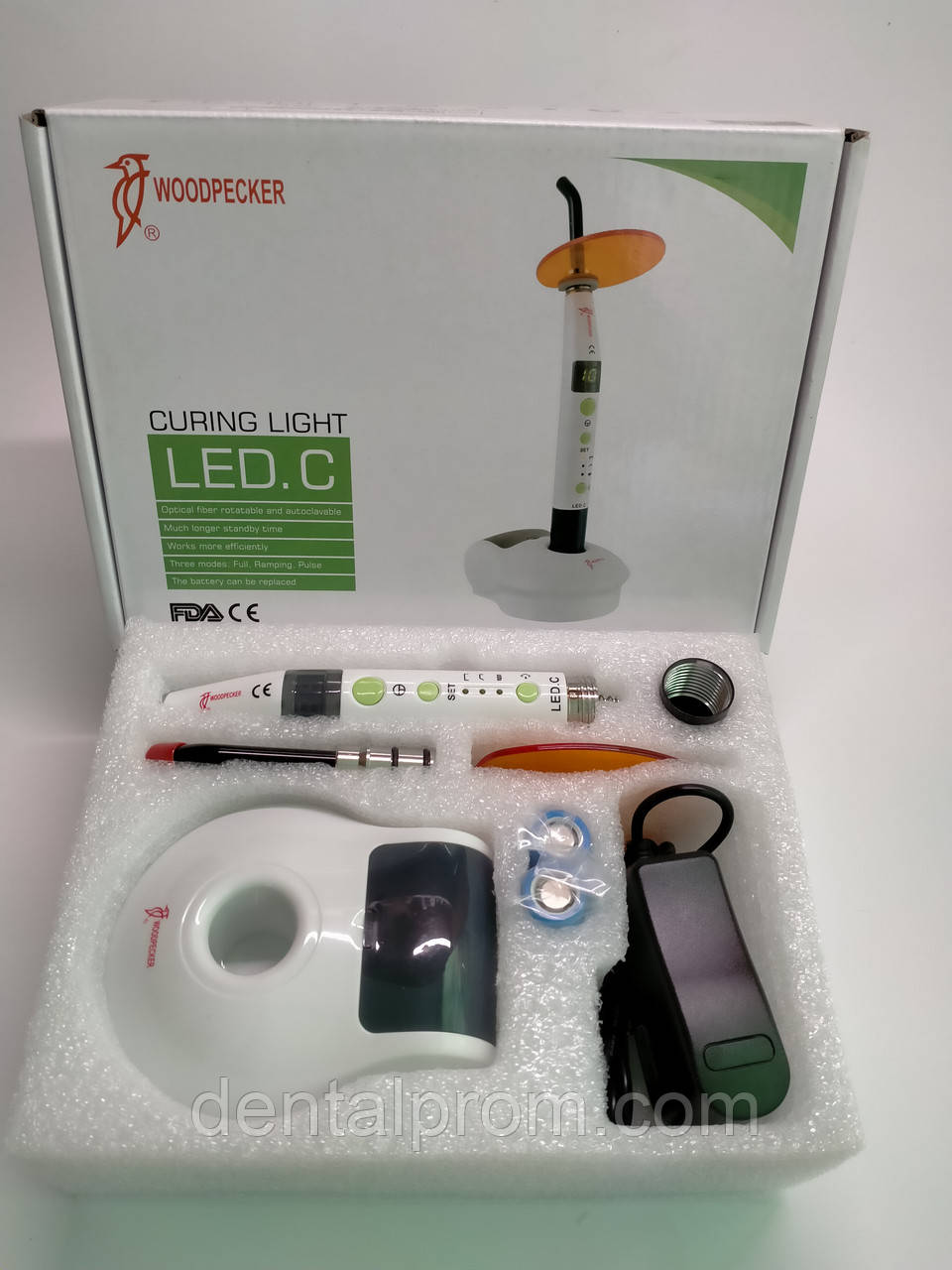 Фотополімерна бездротова лампа LED C curing light (зроблено в США), фото 1