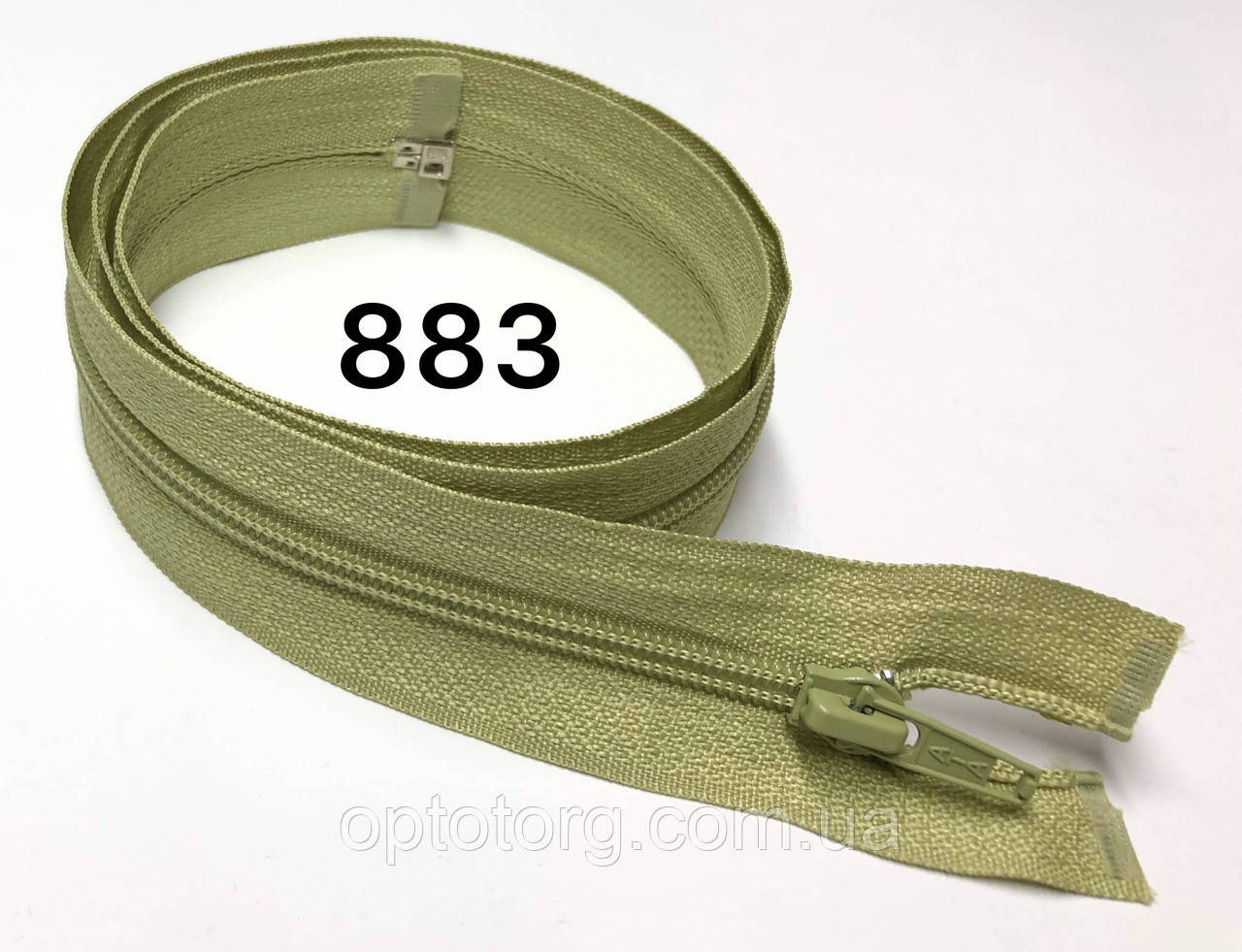 Спіральна блискавка Оливковий 45см Тип 5 роз'ємна