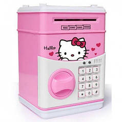 Сейф-копилка детский с кодовым замком Cartoon Box 7030 Hello Kitty Pink (N011113)