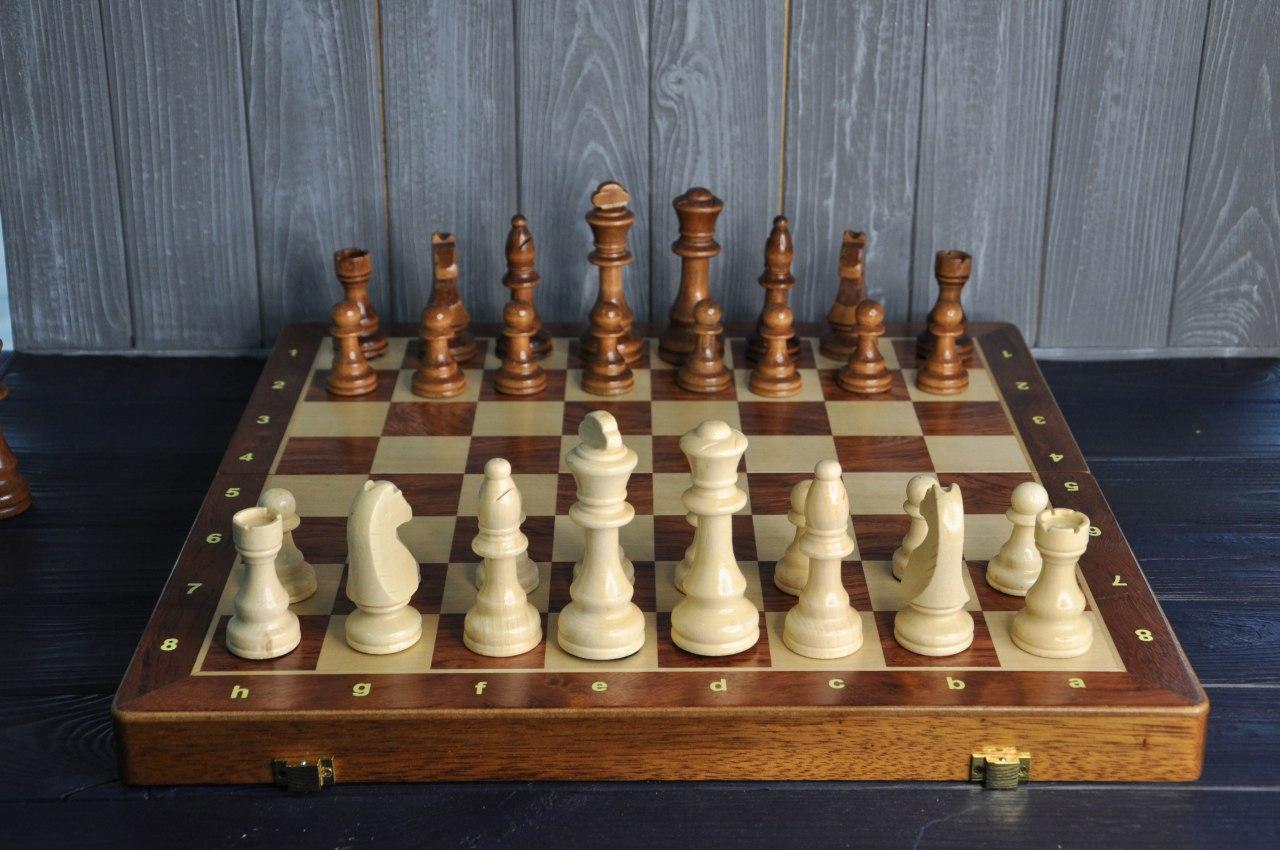 Дерев'яні шахи, 45 см