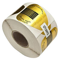 Форми для Нарощування Нігтів Одноразові Прямокутні Золоті 500 шт, Матеріали для Нарощування Нігтів