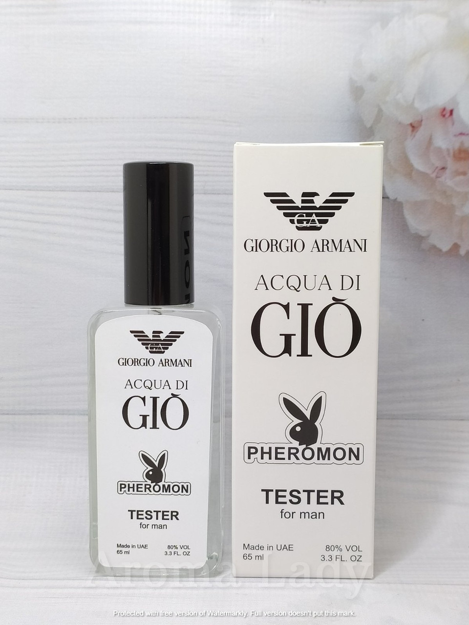 Тестер з феромонами чоловічий Giorgio Armani Acqua di Gio Pour Homme (Джорджіо Армані Аква ді Джіо) 65 мл, фото 1