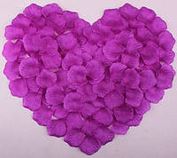 Шелковые лепестки роз-фиолет