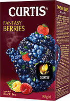 Кертис чай черный с ягодами и мятой Fantasy Berries листовой 90 грамм