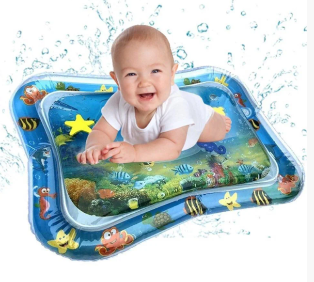 ОПТ Надувний дитячий водний килимок AIR PRO Inflatable Water Play Mat ігровий розвивальний килимок для дітей, фото 1