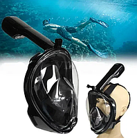 Инновационная маска S\M для снорклинга подводного плавания Easybreath