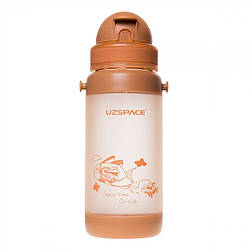 Пляшечка - поїльник з трубочкою UZspace 3039 baby 320 мл, бежева