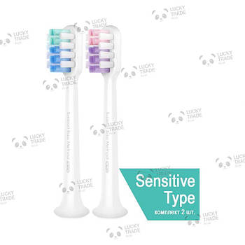 2шт Головка насадка зубної щітки Xiaomi Dr. Bei Sonic Clean Clean Type - Білий (PC01) 2259P