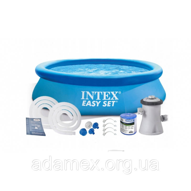 Надувний басейн Intex 305х76+насос с фильтром