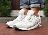 Кросівки чоловічі New Balance 1500 замшеві шкіряні білі, фото 3