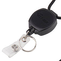 KEY-BAK - Sidekick® Retractable Key Chain & Badge Breakaway Lanyard with Twist-Free Clear Vinyl I. D. Strap -, фото 2