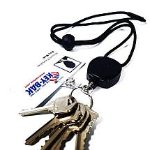 KEY-BAK - Sidekick® Retractable Key Chain & Badge Breakaway Lanyard with Twist-Free Clear Vinyl I. D. Strap -, фото 4