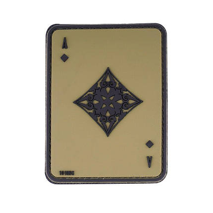 101 Inc. - 3D Patch - Ace of Diamonds - Green - 444130-3960, фото 1
