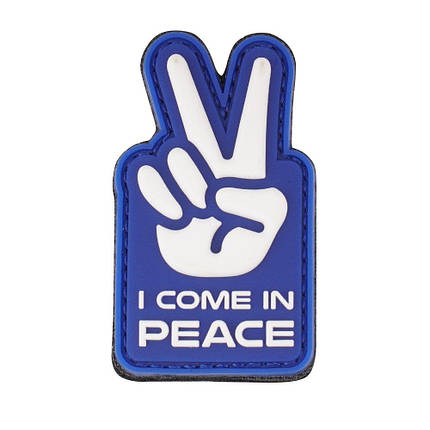 101 Inc. - 3D Patch - I come in peace - Blue - 444130-7356, фото 1