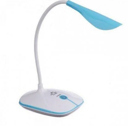 Настільна лампа світлодіодна акумуляторна LED HLV OJ-880 Blue (N011093), фото 1
