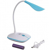 Настільна лампа світлодіодна акумуляторна LED HLV OJ-880 Blue (N011093), фото 2
