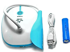 Настільна лампа світлодіодна акумуляторна LED HLV OJ-880 Blue (N011093), фото 3