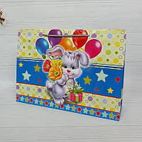 Пакет подарунковий 36х22х10 см Великий горизонтальний