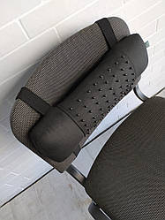 Подушка массажер под поясницу EKKOSEAT для стула со съемной массажной накидкой
