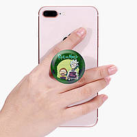 Попсокет (Popsockets) держатель для смартфона Рик и Морти (Rick and Morty) (8754-1238)