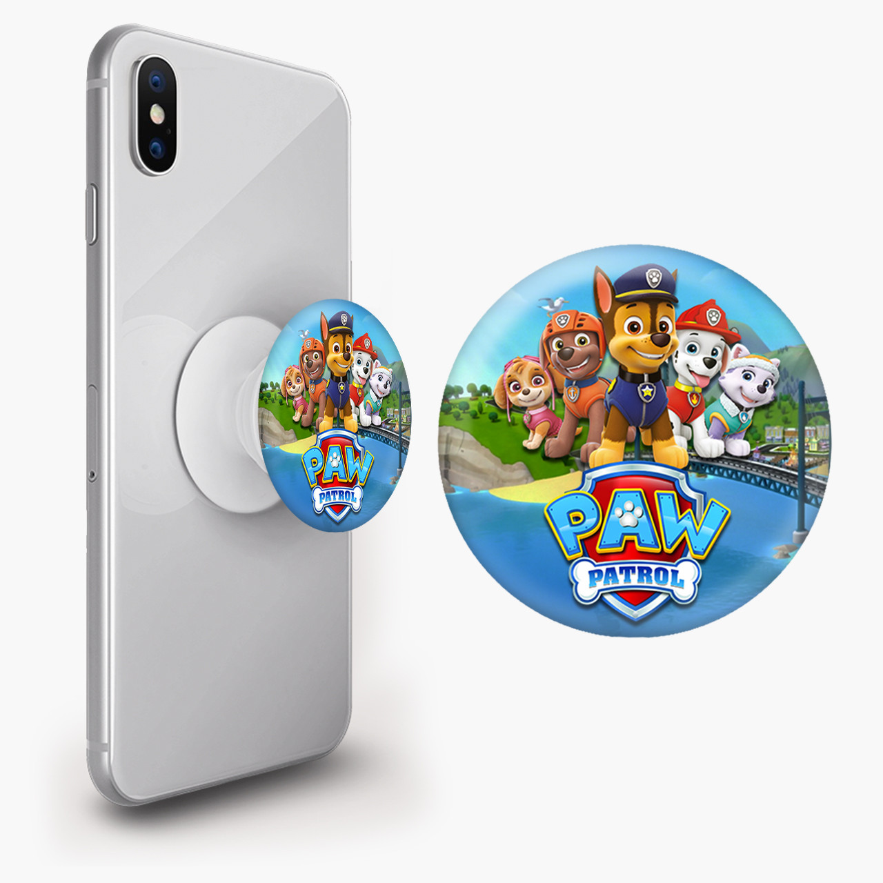 Тримач для смартфона попсокет (Popsockets)  Щенячий патруль (PAW Patrol)