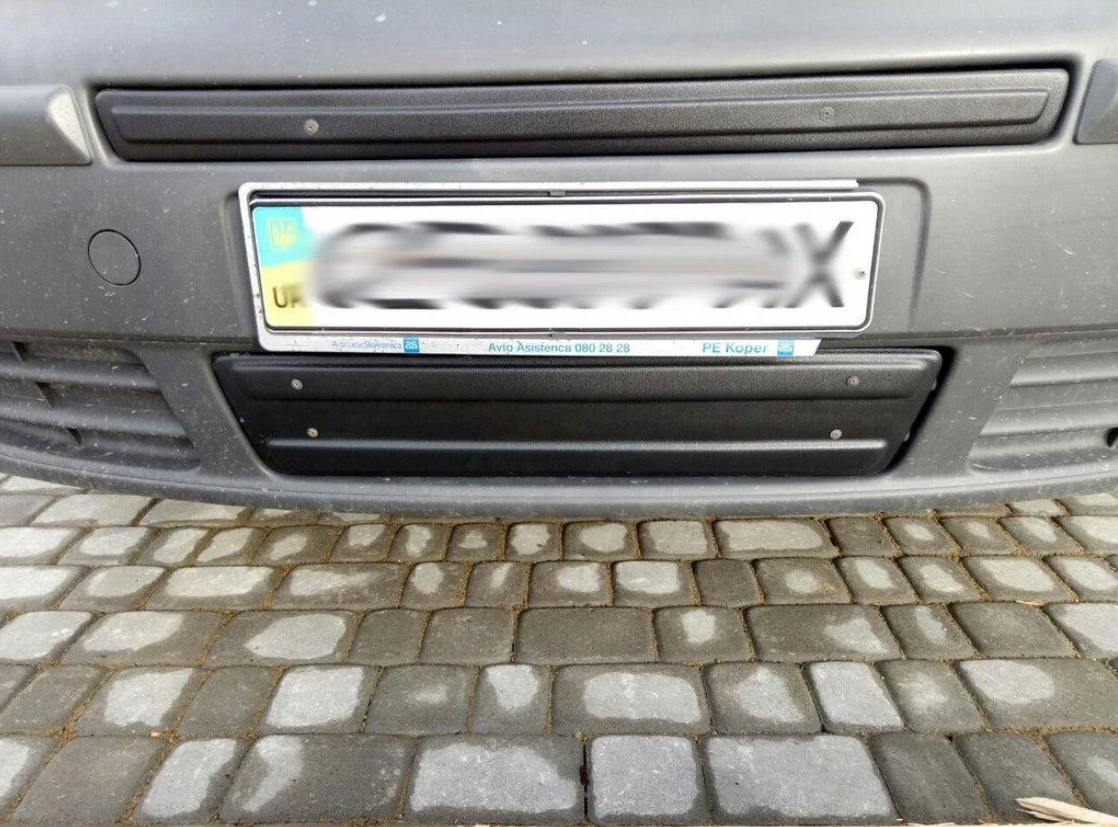 Зимова накладка Opel Vivaro 2001-2006 Бампер матова "FLY"