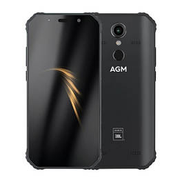 Смартфон AGM A9 4/64Gb black потужний мобільний телефон з гарним захистом надійний телефон