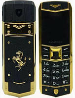 Стильний мобільний телефон H-Mobile A8 (Mafam A8) black. Vertu design кнопковий телефон Верту