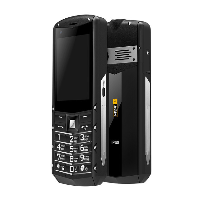 Мобильный телефон AGM M5 black защищенный стильный кнопочный телефон с ...