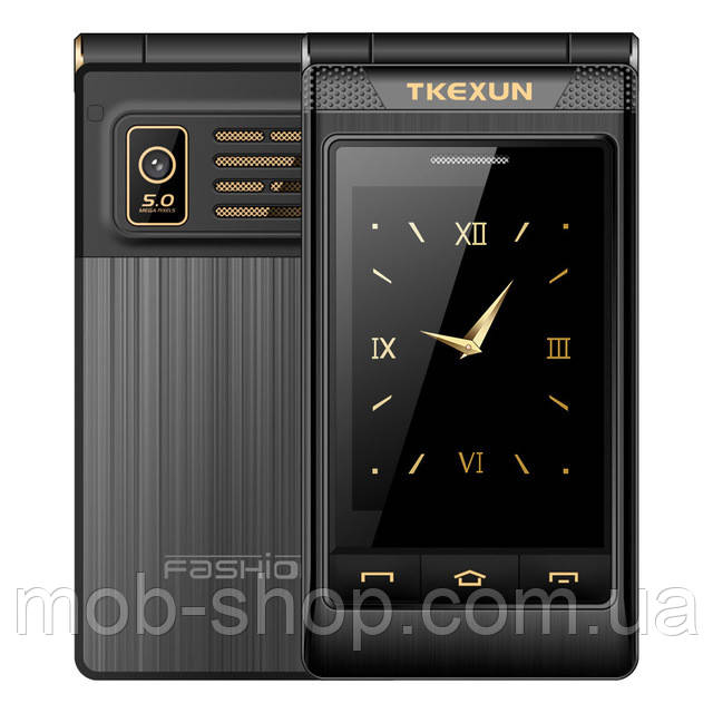 4G Телефон Tkexun G10-1 (Yeemi G10-1) black. Dual display. Мобільний телефон з Інтернетом
