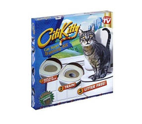 Система привчання кішок до унітаза Citi Kitty Cat Toilet Training, туалет для котів v125