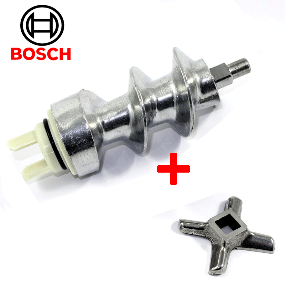 Шнек та ніж для м'ясорубки Bosch 050366(оригінал)