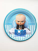 Тарелки детские праздничные Boss Baby