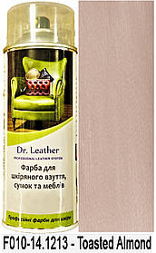 Аерозольна фарба для шкіри в балоні 384 мл. "Dr.Leather" Touch Up Pigment Toasted Almond (Підсмажений мигдаль)