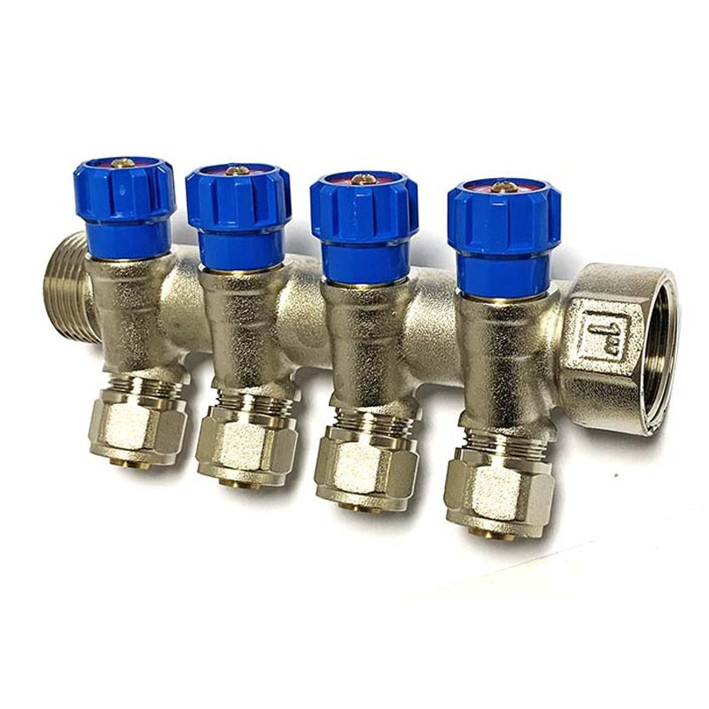 ᐉ Коллектор вентильный " Евроконус" 3/4"х 4 выхода ZEGOR QS-1642 ...