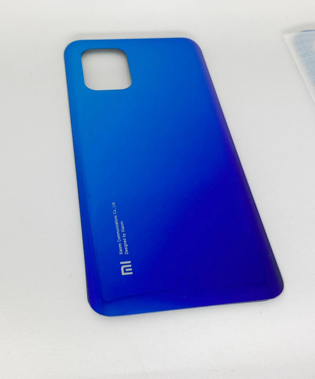 Задня кришка для Xiaomi Mi 10 Lite, синя, оригінал, фото 1