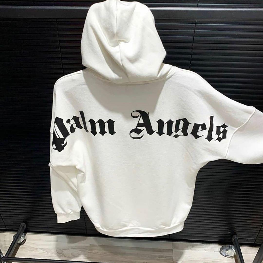 Толстовка біла Palm Angels back | худі палм анжелс | палм ангелс кенгуру XS