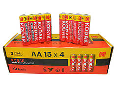 Батарейки Kodak Super Heavy Duty AA R6P