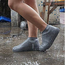 Силіконові бахіли L M S від дощу Waterproof silicone cover shoe, фото 2