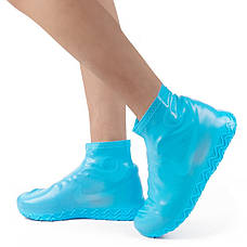 Силіконові бахіли L M S від дощу Waterproof silicone cover shoe, фото 3