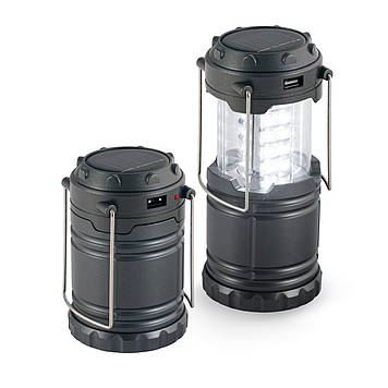 Лампа кемпінговий ET OUTDOOR SOLAR CAMPING LAMP, зарядка 220V, USB, сонячна батарея