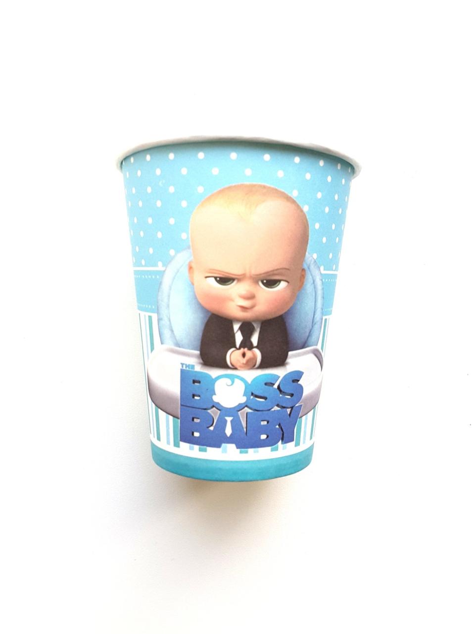 Стаканчики детские праздничные Boss Baby 200 гр.
