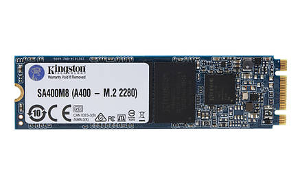 Накопичувач SSD 120 GB M.2 SATA Kingston A400 M.2 2280 SATA III TLC (SA400M8/120G), фото 2