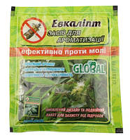 Таблетка від молі із запахом евкаліпту 10 шт, Global