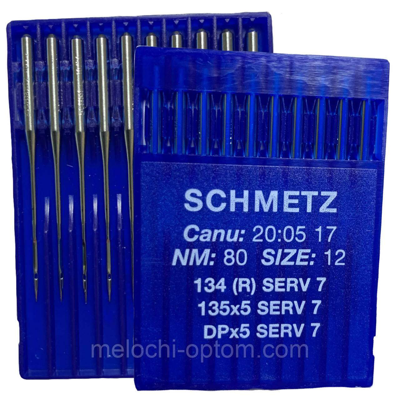 Голки швейні SCHMETZ DPх5 №80/12 для промислових швейних машин