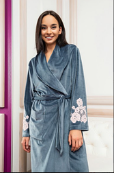 Женский халат на запах Effetto 03118
