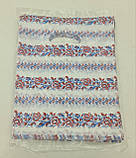 Пакет поліетиленовий із прорубною ручкою "Вишиванка" розмір 20х25 100 шт/уп., фото 2